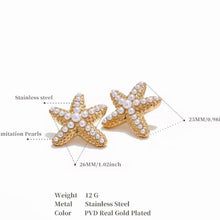 Load image into Gallery viewer, Santorini Starfish Earring