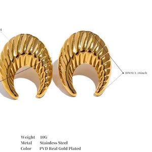 Croissant Earring