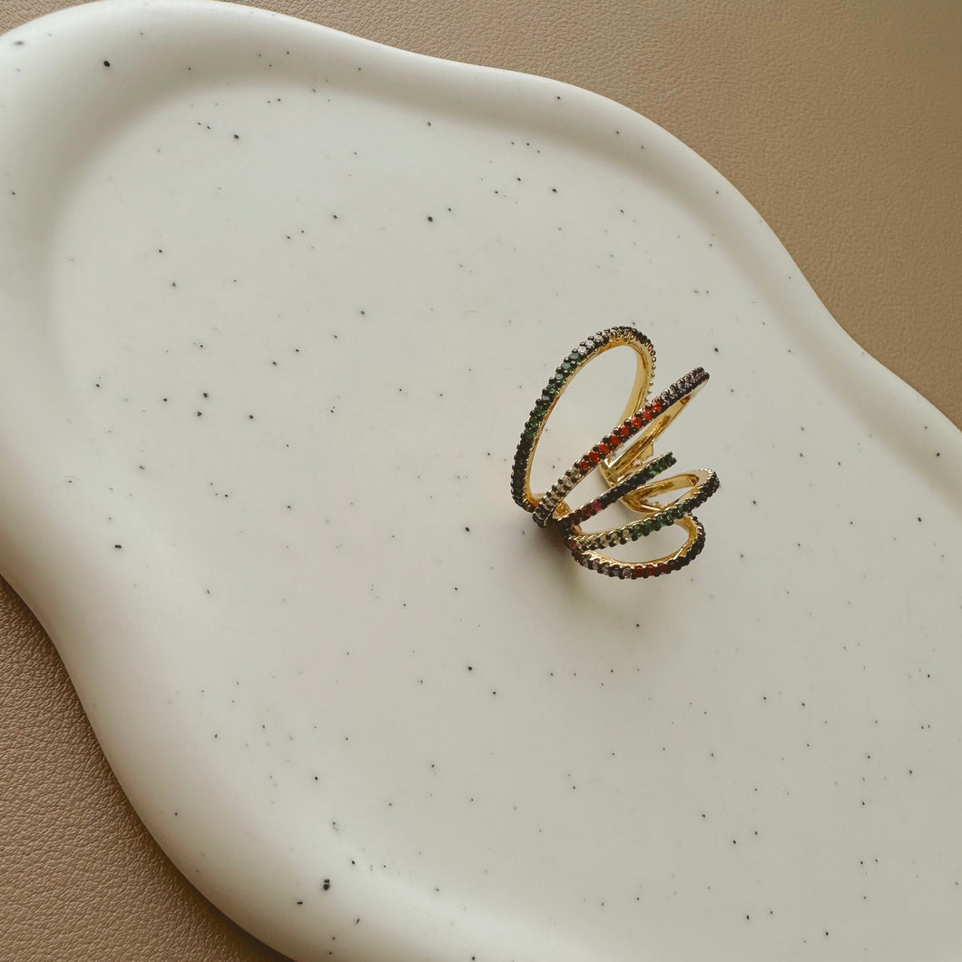 Vera Multi-layered Ear Cuff